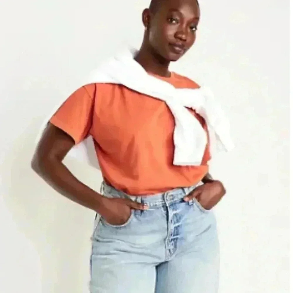 Old Navy Plus Size Vintage Crew-Neck T-Shirt in Color: Spice Level  - Size 2x - Picture 3 of 15